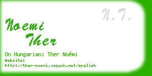noemi ther business card